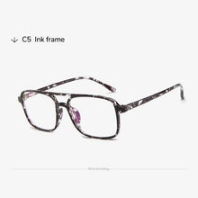 Load image into Gallery viewer, Toketorism Vintage Glasses Woman Man Double Bridge Retro Eyeglasses Lightweight Optical Frame 0342
