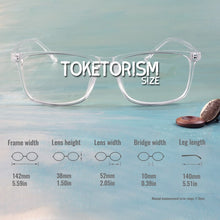 Load image into Gallery viewer, Toketorism transparent glasses prescription optical eyeglasses frame spectacle for men and women 2142