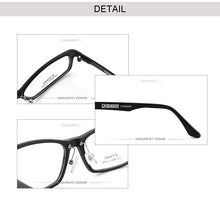 Load image into Gallery viewer, Ultem Glasses Frames for Men Sport Eyeglasses Frame Optical Classic Goggles Light Prescription Eye Wear with Nose-pads Rectangle