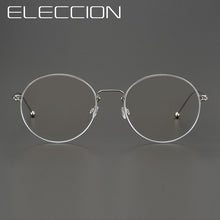 Load image into Gallery viewer, Vintage Round Glasses Frame Women Pure Titanium Myopia Optical Prescription Eyeglass Frame Man 2023 Screwless Eyewear Korea
