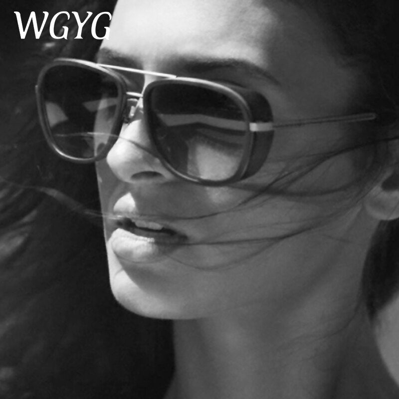 WGYG Iron Man 3 Matsuda TONY stark Sunglasses Men Rossi Coating retro Vintage Designer Sun glasses Oculos Masculino Gafas de