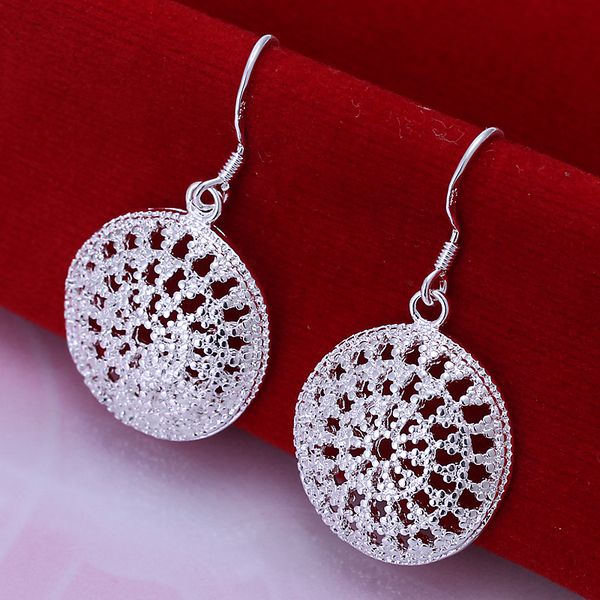 Wholesale silver plated Earring,925 Jewelry silver earring,Round Bag Earrings SMTE112