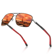 Load image into Gallery viewer, XaYbZc Men Vintage Aluminum Polarized Sunglasses Classic Brand Sun glasses Coating Lens Driving Eyewear For Men/Women