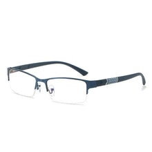 Load image into Gallery viewer, 0 -0.5 -1 -1.5 -2 -2.5 To -6 Half Metal Frame Nearsighted Glasses Unisex Myopia Resin Clear Mirror Short-sighted Diopter Glasses