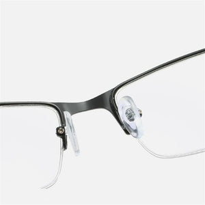 0 -0.5 -1 -1.5 -2 -2.5 To -6 Half Metal Frame Nearsighted Glasses Unisex Myopia Resin Clear Mirror Short-sighted Diopter Glasses