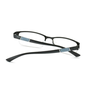 0 -0.5 -1 -1.5 -2 -2.5 To -6 Half Metal Frame Nearsighted Glasses Unisex Myopia Resin Clear Mirror Short-sighted Diopter Glasses