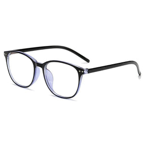 0 -1 -1.5 -2 -2.5 -3 -3.5 -4 -4.5 -5.0 -5.5 -6.0 Classic Rivets Myopia Glasses With Degree Women Men Black Glasses Frame