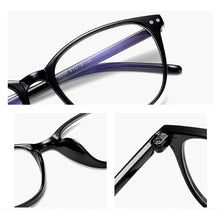 Load image into Gallery viewer, 0 -1 -1.5 -2 -2.5 -3 -3.5 -4 -4.5 -5.0 -5.5 -6.0 Classic Rivets Myopia Glasses With Degree Women Men Black Glasses Frame