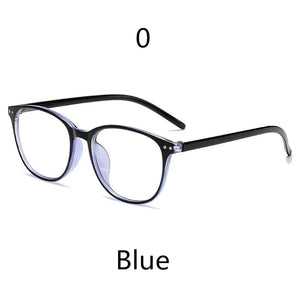 0 -1 -1.5 -2 -2.5 -3 -3.5 -4 -4.5 -5.0 -5.5 -6.0 Classic Rivets Myopia Glasses With Degree Women Men Black Glasses Frame