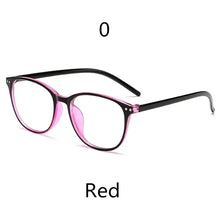 Carica l&#39;immagine nel visualizzatore di Gallery, 0 -1 -1.5 -2 -2.5 -3 -3.5 -4 -4.5 -5.0 -5.5 -6.0 Classic Rivets Myopia Glasses With Degree Women Men Black Glasses Frame