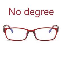 Carica l&#39;immagine nel visualizzatore di Gallery, 0 -1 -1.5 -2 -2.5 -3 -3.5 -4 -5 -6 Finished Myopia Glasses Men Short-sight Eyewear Black Transparent Frame Women Myopia Glasses