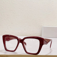 Load image into Gallery viewer, 09ZV Original Polygon Sunglasses Acetate Handmade Luxury Black White Eyeglasses Women Classical Royal Eyewear for Men with Case