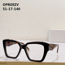 Load image into Gallery viewer, 09ZV Original Polygon Sunglasses Acetate Handmade Luxury Black White Eyeglasses Women Classical Royal Eyewear for Men with Case