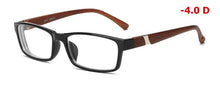Load image into Gallery viewer, -1.0 -1.5 -2.0 -2.5 -3.0 -3.5 -4.0~-6.0 Myopia Memory Frame HD Resin Finished Myopia Glasses Men Women Shortsighted Eyeglasses