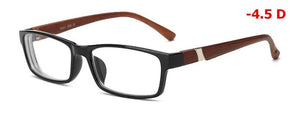 -1.0 -1.5 -2.0 -2.5 -3.0 -3.5 -4.0~-6.0 Myopia Memory Frame HD Resin Finished Myopia Glasses Men Women Shortsighted Eyeglasses