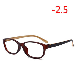 -1.0 -1.5 -2.0 -2.5 -3.0 -3.5 -4.0 Finished Myopia Glasses Women Men Short-sight Eyewear Black and Pink Frame Myopic Eye Glasse