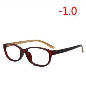 -1.0 -1.5 -2.0 -2.5 -3.0 -3.5 -4.0 Finished Myopia Glasses Women Men Short-sight Eyewear Black and Pink Frame Myopic Eye Glasse