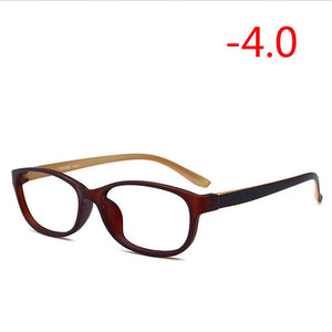 -1.0 -1.5 -2.0 -2.5 -3.0 -3.5 -4.0 Finished Myopia Glasses Women Men Short-sight Eyewear Black and Pink Frame Myopic Eye Glasse