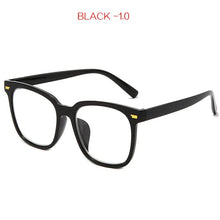 Load image into Gallery viewer, -1.0 1.5 2.0 4.0 5.0 Square Finished Myopia Glasses Women Men Shortsighted Eyeglasses Black Frame Vintage Brand Designer