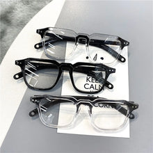 Load image into Gallery viewer, -1.0-1.5 -2-2.5-3-3.5 Finished Myopia Glasses Women Men Short-sighted Black Clear Glasses with diopters minus -4