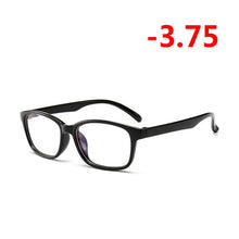 Carica l&#39;immagine nel visualizzatore di Gallery, -1.00 -1.25 -1.50 -1.75 -2.00 -2.25 To -4.0 Finished Myopia Glasses Women Men Short-sight Eyewear Outer Black Inner Blue Frame