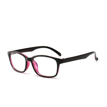 Carica l&#39;immagine nel visualizzatore di Gallery, -1.00 -1.25 -1.50 -1.75 -2.00 -2.25 To -4.0 Finished Myopia Glasses Women Men Short-sight Eyewear Outer Black Inner Blue Frame