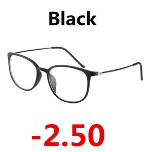 -1.0to-4.0 Occhiali da sole miopia con finitura fotocromatica con gradi Montature per occhiali da vista ottici per donna Uomo Occhiali da vista oculo