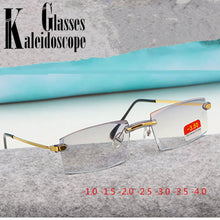 Load image into Gallery viewer, -1 -1.5 -2 -2.5 -3 -3.5 -4 -Finished Myopia Glasses Women Men  Rimless Anti-blue light Students Short Sight Eyewear for Unisex