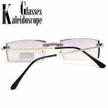 Load image into Gallery viewer, -1 -1.5 -2 -2.5 -3 -3.5 -4 -Finished Myopia Glasses Women Men  Rimless Anti-blue light Students Short Sight Eyewear for Unisex