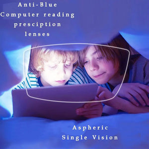 1.61 Anti-Fog lenses Anti-Blue Ray Prescription Optical Eyeglasses Spectacles Free Assembly with Glasses Frame