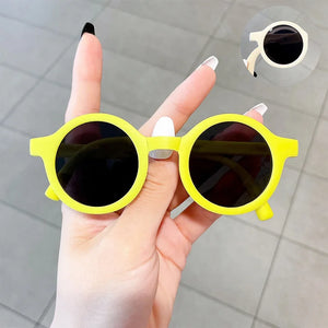 1~6pcs Round Children Sunglasses Classic Cute Girls Boys Kids Sun Glasses UV400 Protection Eyewear Baby De Sol Gafas