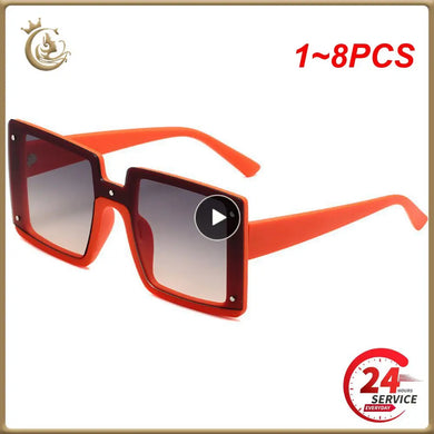 1~8PCS   TR90 Eyewear Frame Vintage Square Brand Design Eyeglasses 60276
