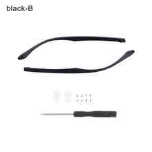 Load image into Gallery viewer, 1 Pair Eyeglasses Temple Arm Flat Teeth TR90 Anti-Slip Eyeglasses Replacement Leg Eyewear Frames Accessories Glasses Repair Tool