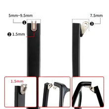 Load image into Gallery viewer, 1 Pair Eyeglasses Temple Arm Flat Teeth TR90 Anti-Slip Eyeglasses Replacement Leg Eyewear Frames Accessories Glasses Repair Tool