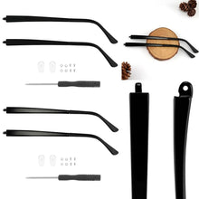 Load image into Gallery viewer, 1 Pair Eyeglasses Temple Arm Flat Teeth TR90 Anti-Slip Eyeglasses Replacement Leg Eyewear Frames Accessories Glasses Repair Tool