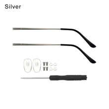 Load image into Gallery viewer, 1 Pair Metal Eyeglasses Temple Arm Eyeglasses Universal Anti-Slip Replacement Metal Leg Repair Eyewear Accessories Repair Tool