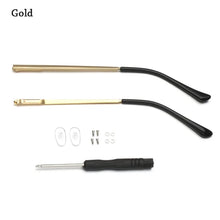 Load image into Gallery viewer, 1 Pair Metal Eyeglasses Temple Arm Eyeglasses Universal Anti-Slip Replacement Metal Leg Repair Eyewear Accessories Repair Tool