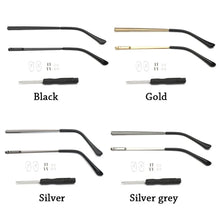 Load image into Gallery viewer, 1 Pair Metal Eyeglasses Temple Arm Eyeglasses Universal Anti-Slip Replacement Metal Leg Repair Eyewear Accessories Repair Tool