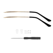 Load image into Gallery viewer, 1 Pair Metal Eyeglasses Temple Arm Eyeglasses Universal Anti-Slip Replacement Metal Leg Repair Eyewear Accessories Repair Tool