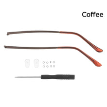 Load image into Gallery viewer, 1 Pair Metal Eyeglasses Temple Arm Eyeglasses Universal Anti-Slip Replacement Metal Leg Repair Eyewear Accessories Repair Tool