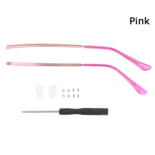 Load image into Gallery viewer, 1 Pair Metal Eyeglasses Temple Arm Eyeglasses Universal Anti-Slip Replacement Metal Leg Repair Eyewear Accessories Repair Tool