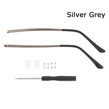 Load image into Gallery viewer, 1 Pair Metal Eyeglasses Temple Arm Eyeglasses Universal Anti-Slip Replacement Metal Leg Repair Eyewear Accessories Repair Tool