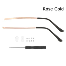 Load image into Gallery viewer, 1 Pair Metal Eyeglasses Temple Arm Eyeglasses Universal Anti-Slip Replacement Metal Leg Repair Eyewear Accessories Repair Tool