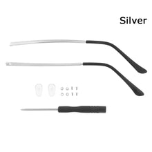 Load image into Gallery viewer, 1 Pair Metal Eyeglasses Temple Arm Eyeglasses Universal Anti-Slip Replacement Metal Leg Repair Eyewear Accessories Repair Tool