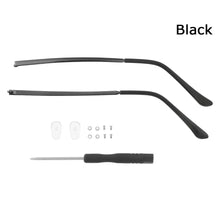 Load image into Gallery viewer, 1 Pair Metal Eyeglasses Temple Arm Eyeglasses Universal Anti-Slip Replacement Metal Leg Repair Eyewear Accessories Repair Tool