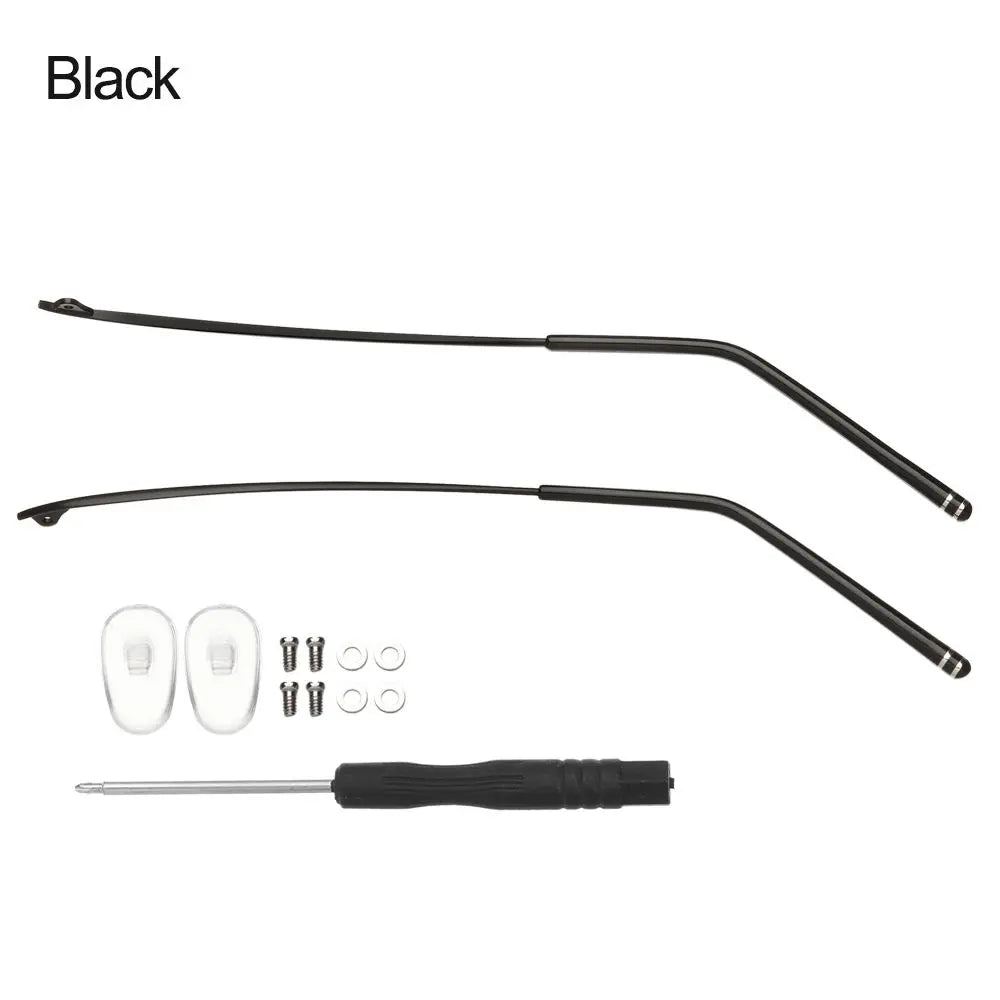 1 Pair Metal Eyeglasses Temple Arm Replacement Spectacle Leg Ear Grip for Reading Glasses Sunglasses Myopia Glasses Accessories