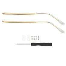 Load image into Gallery viewer, 1 Pair Metal Eyeglasses Temple Arm Replacement Spectacle Leg Ear Grip for Reading Glasses Sunglasses Myopia Glasses Accessories