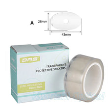 Load image into Gallery viewer, 1000pcs Optical Lens Plastic Clear Anti-slip Protection Adhesive Flim Tranparent Protective Sticker Blocking Pads    Q033