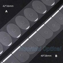 Load image into Gallery viewer, 1000pcs Optical Lens Plastic Clear Anti-slip Protection Adhesive Flim Tranparent Protective Sticker Blocking Pads    Q033