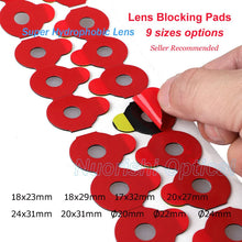 Load image into Gallery viewer, 1000pcs Recommended 9 Sizes Super Hydrophobic Lens Edging Accessories High Adhesive Blocking Pads Double-sided Sticker Q026